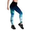 Women's Fitness Leggings with Digital Print Ice and Snow