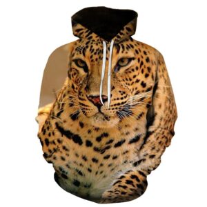 Tiger 3D Printed Men Fleece Hoodie