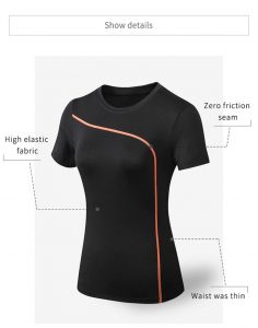 women gym sleeveless shirt