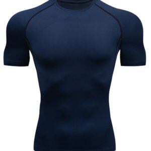Workout Shirt with Compression and Quick Dry Breathable Fabric