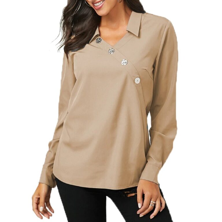 Women's Button Down Blouse - Visible Variety