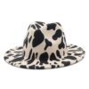 cow pattern hat