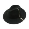 fedora hat with zipper