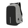 grey usb backpack