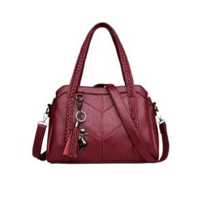 Women’s Casual Large Leather Handbag Shoulder Bag