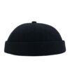 black docker hat