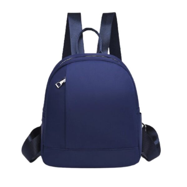 blue travel backpack