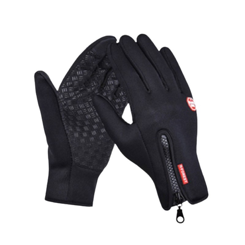 touchscreen gloves black