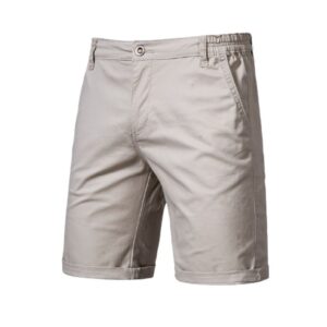 Men High Quality 100% Cotton Shorts with Elastic Waistband