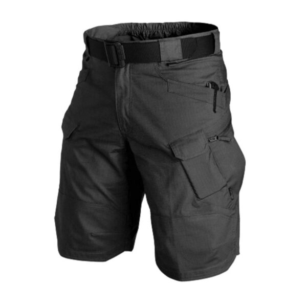 black tactical shorts
