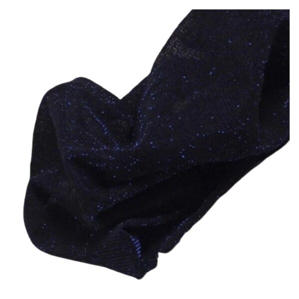 glitter stockings black blue