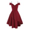 vintage dress red