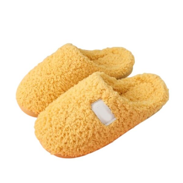 unisex slippers yellow