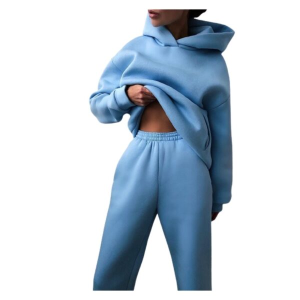 women tracksuit blue