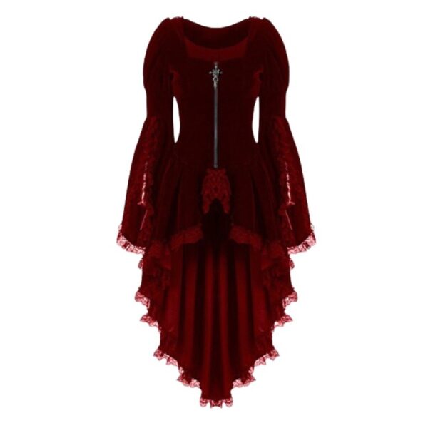 gothic dress red