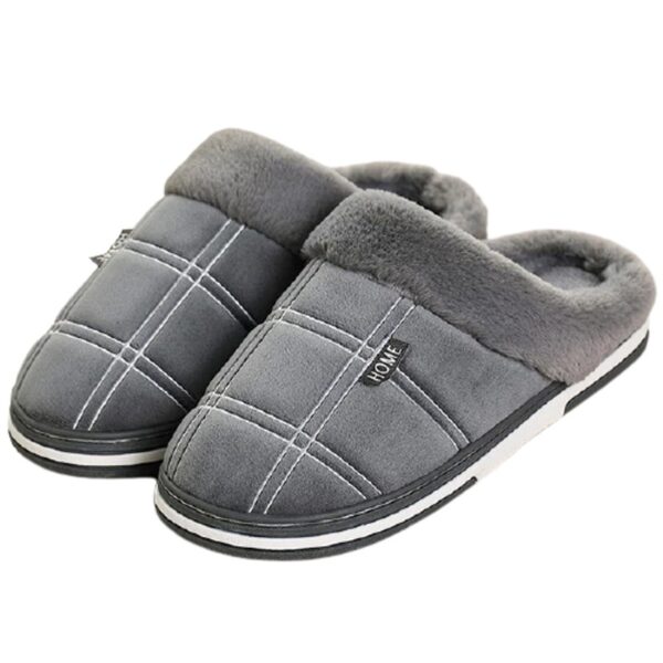 mens slippers grey