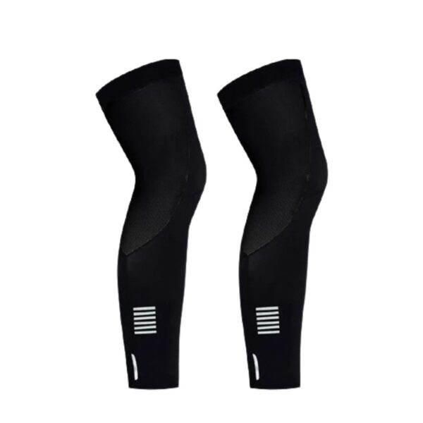 Unisex Cycling Leg Warmers With Calf Compression And Thermal Fleece Lining Visible Variety