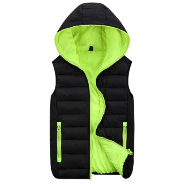 down vest for men green