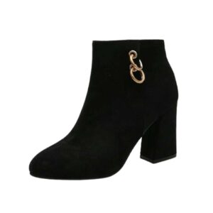 Women’s Flock Ankle Boots