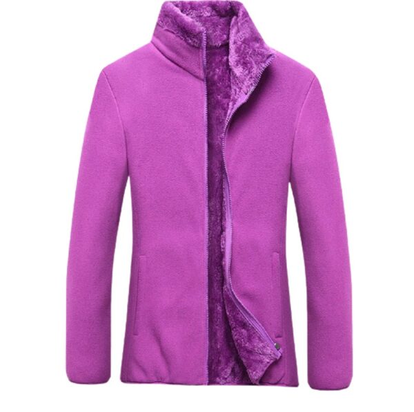 thermal jacket for women purple