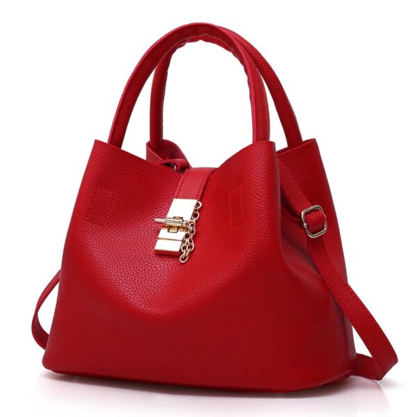 vintage handbag red