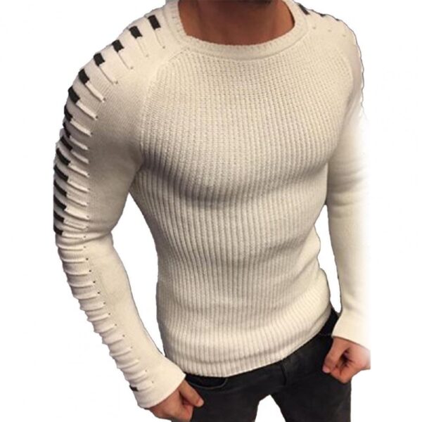 slim fit pullover white
