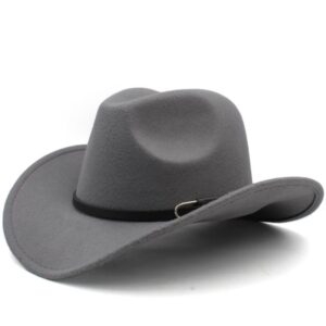 Unisex Wool Western Hat