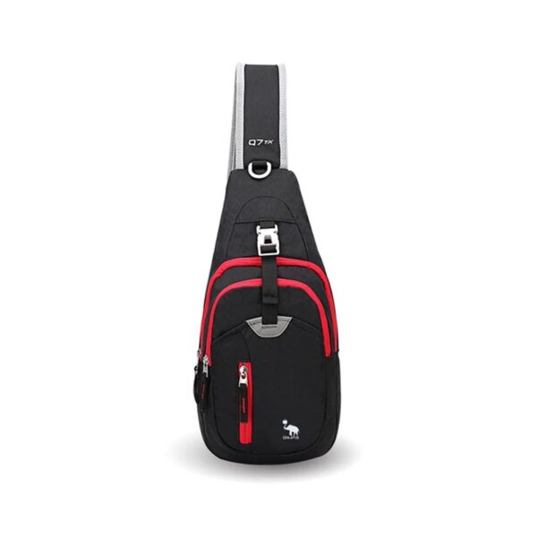 light weight sling backpack black