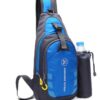 sling backpack blue