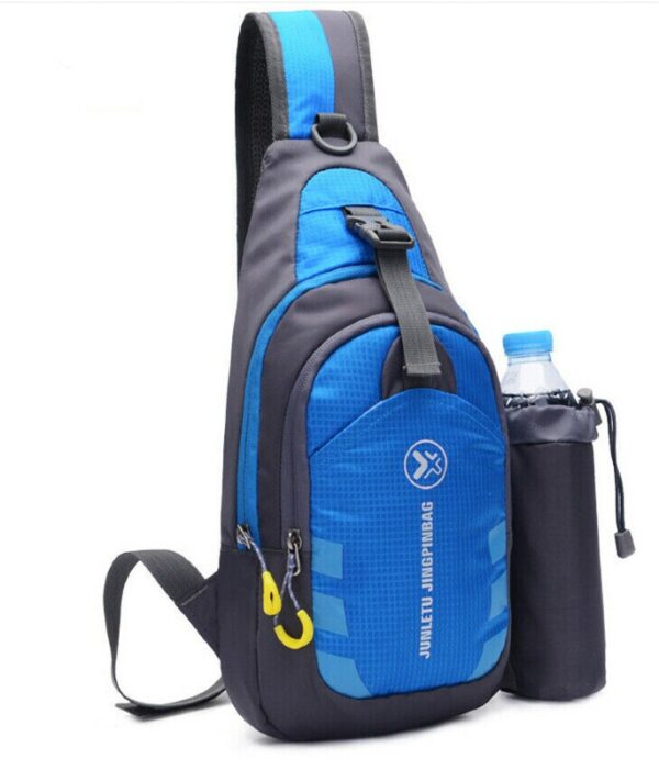 sling backpack blue