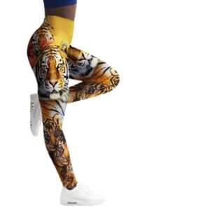 Women’s Seamless Fitness Printed 3D Leggings