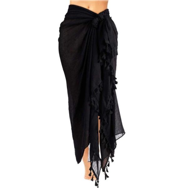sarong skirt black