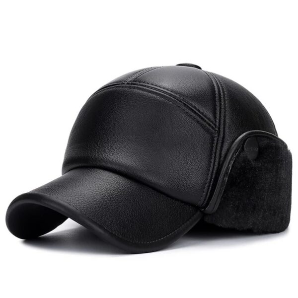 winter baseball cap black