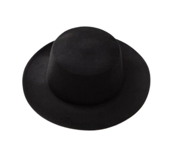 classic fedora hat black