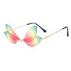 dragonfly sunglasses red yellow green