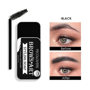 Waterproof Eyebrow Soap Wax Trimmer for Long Lasting 3D Fluffy Feathery Eyebrows