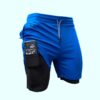 men fitness shorts blue