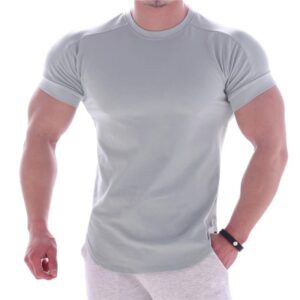 Short Sleeve Men Fitness Shirt