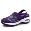 air cushion sandals purple