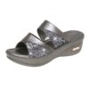 dressy sandals silver