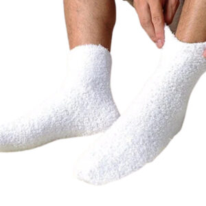 Men Winter Thick Fluffy Cashmere Velvet Socks