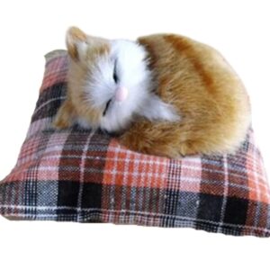 Sleeping Mini Cat Plush Stuffed Toy
