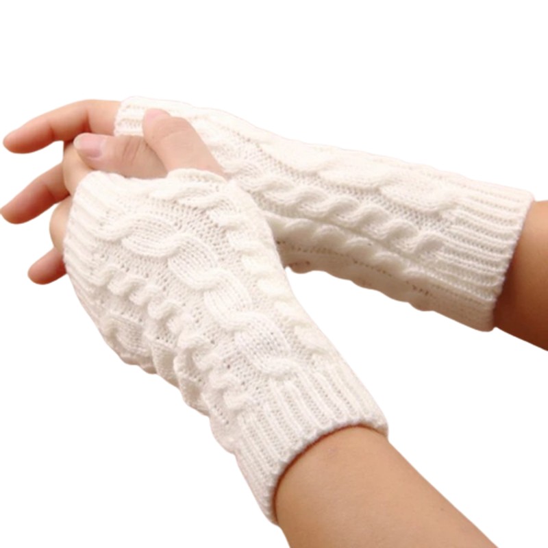 Women Crocheted Fingerless Gloves
