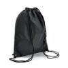 drawstring backpack black