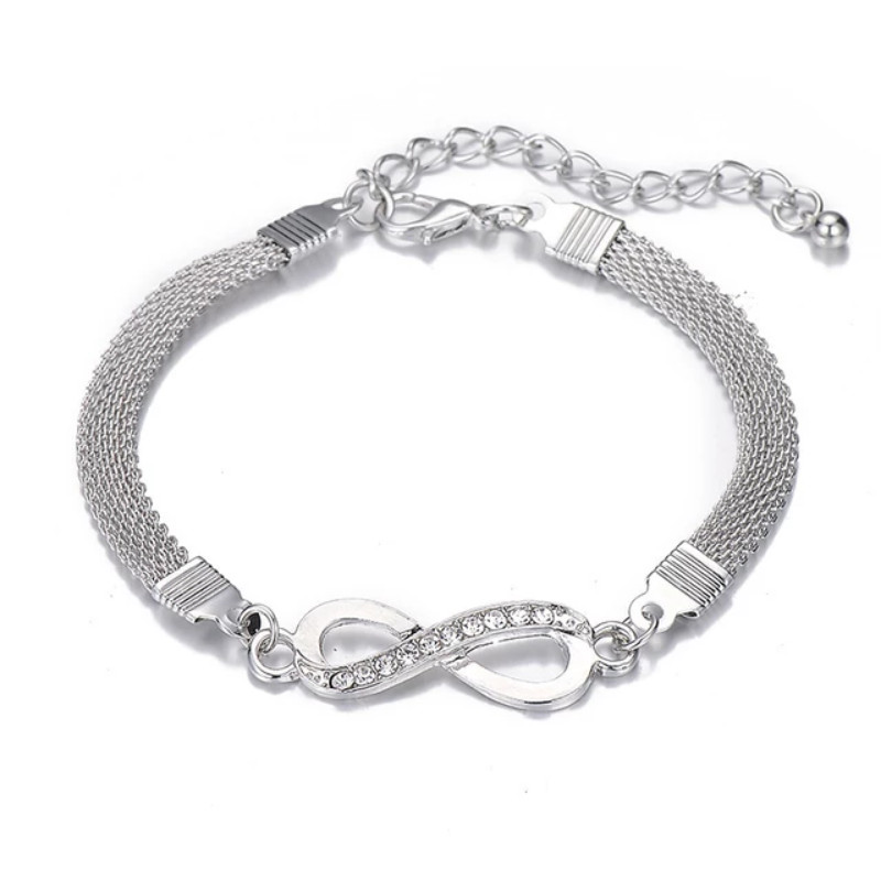 infinity bracelet silver