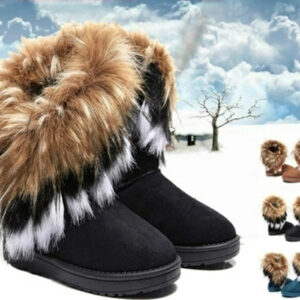 Women Winter Boots with Faux Fur