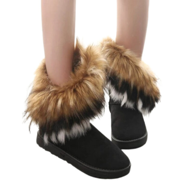women winter boots black