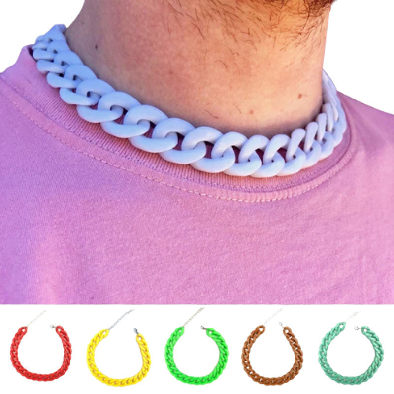 Chunky Acrylic Chain Necklace