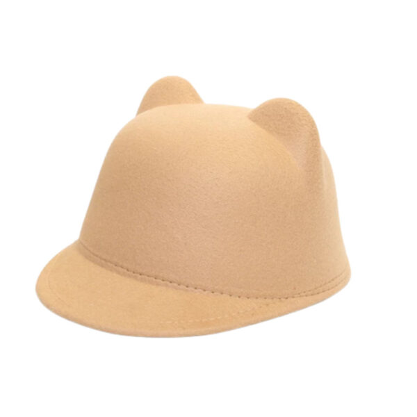 trilby hat with ears khaki
