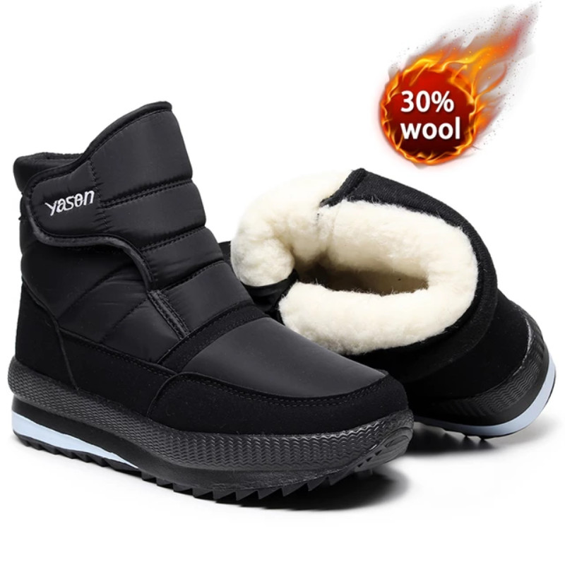 Men Winter Thick Boots with Plush Lining